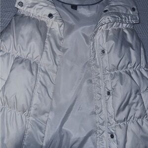 GAP Women's Cream Puffer Jacket